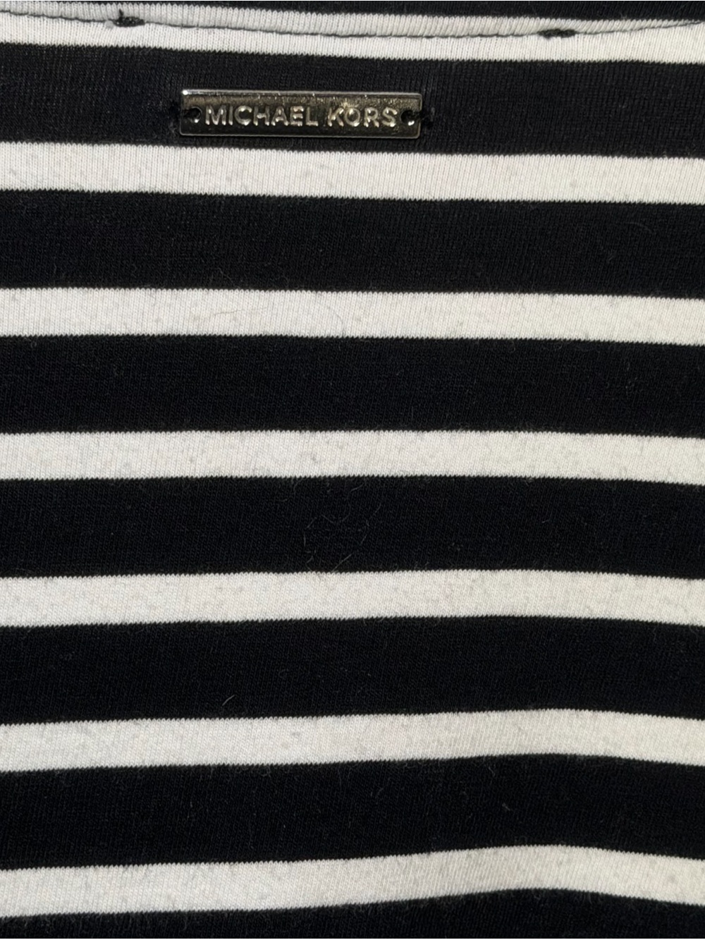 Michael Kors Cover Up or Dress Black and White Preppy Nautical - Picture 8 of 8